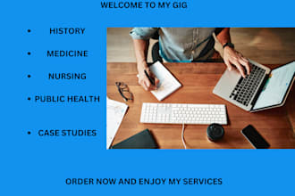 provide expert research assistance in nursing, public health, medicine, history