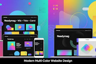 readymag wix tilda carrd landing page website design