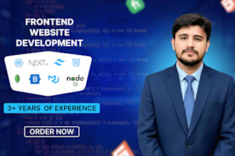 be your react js vite js next js front end developer expert