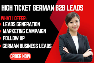be high ticket sales closer do b2b german leads sales closing