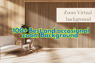 design customized google meet and zoom virtual background