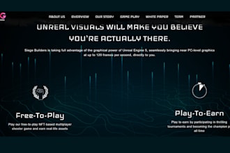 develop an nft, p2e, web3 blockchain game using unity3d for mobile, web, or PC