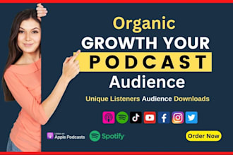 do organic podcast promotion to grow new audiences globally