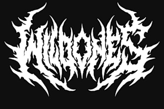 design a logo for your thrash metal or hard rock band