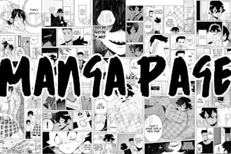 draw anime manga page storyboard panel webtoon nsfw comic graphic novel manhwa