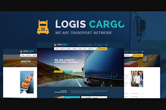 build logistics website, courier website, transport website