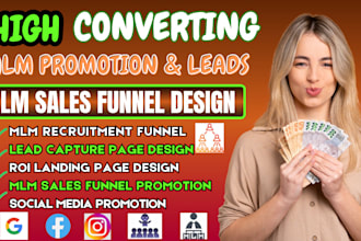 promote mlm sales funnel, mlm affiliate recruiting funnel, mlm network marketing