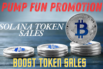 crypto telegram promotion, solana pump fun token presale marketing to 100x sales