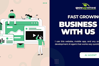 develop ai agent mobile app or website ai saas app ai chatbot ai software