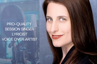 be your versatile big range session singer for all genres