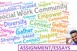 handle sociology, community development and social work tasks
