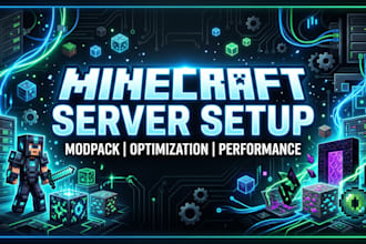 install, fix and setup your modded minecraft server