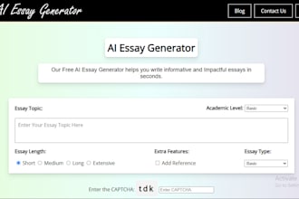 develop ai websites and tools for business