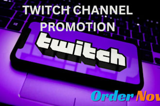 promote and bring the followers and live viewers to your twitch channel