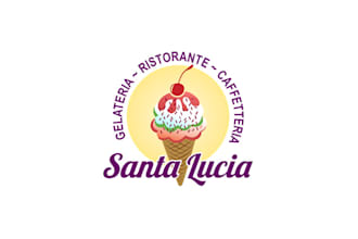 design special ice cream cake restaurant logo