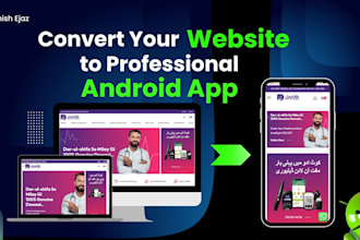 convert website to app, android app, mobile app development