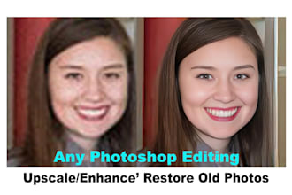 restore, enhance, and upscale old and low quality images