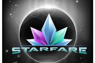 design surprising star fare an upcoming game logo