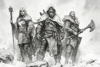 draw concept art, comic art and fantasy illustrations of any kind