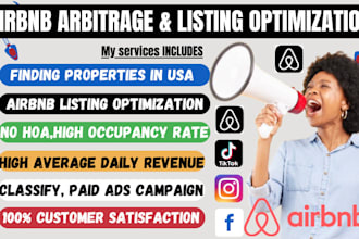 find airbnb arbitrage properties in USA UK, promotion, str for airbnb arbitrage