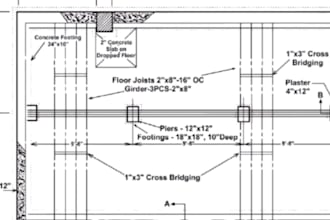 design 2d floor plan foundation plan framing plan safety plan for city permit