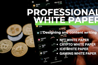 design crypto white paper, nft white paper and meme coin whitepaper xrpl gitbook