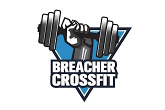 design update cross fit and strong powerful logo