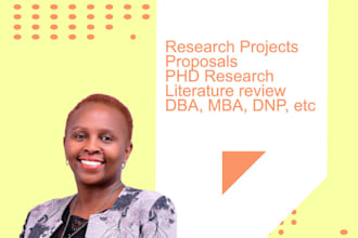 do literature analysis, theoretical research, phd proposal or dissertations
