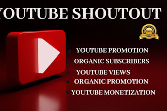 do organic youtube promotion to gain views, subs