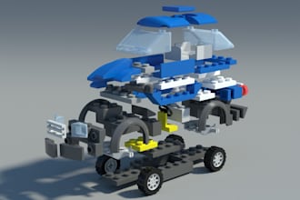 model lego car design, 3d military vehicle,design sport car, lego car model,gtav