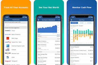 develop personal finance management app, budget tracker app, expense manager app