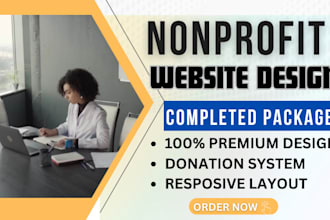 develop custom ngo website charity website donations website with givewp plugin