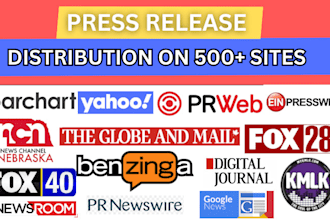 do press release writing and premium PR distribution via pr web cision