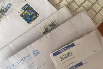 prepaid envelope service for document requests from italian municipalities