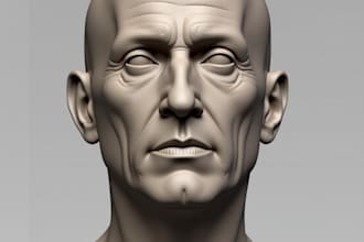 3d head model 3d face 3d mask action figure 3d toys 3d sculpting 3d printing