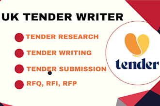 uk tender writing, uk itt, construction, cleaning, homecare tender, rfp