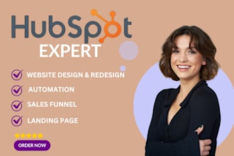 setup hubspot crm hubspot website hubspot expert hubspot automation landing page