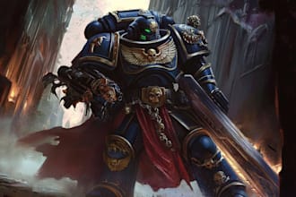 draw your favorite warhammer 40k character