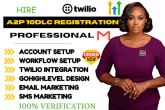 do a2p 10dlc registration on twilio gohighlevel a2p registration SMS campaign gh