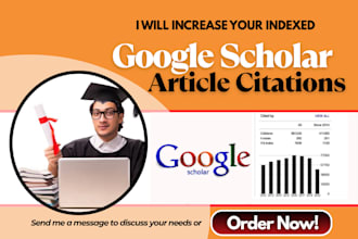 write backdated citations, increase google scholar citation