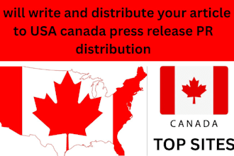 write and distribute your article to USA canada press release PR distribution