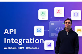 connect your crm website app with apis and webbhooks