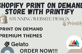 create shopify print on demand pod store with printify