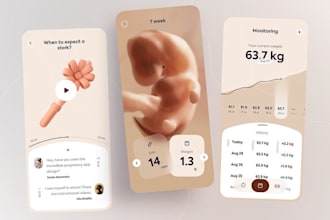 build ai pregnancy test app, period tracker, healthcare app, ovulation tracker