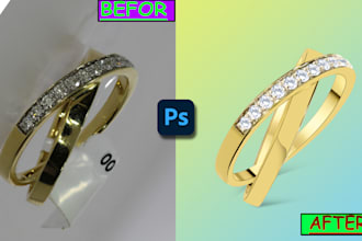 jewelry photos retouch looking 3d quality in photoshop