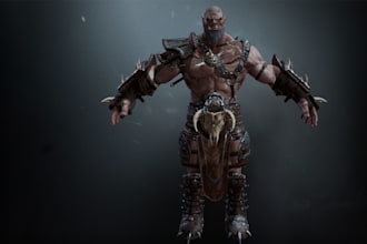 optimize 3d game character, nsfw, pbr texture, retopology, ue5 rig, 3d animation