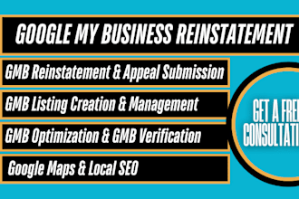 reinstate suspended gmb, google my business suspension, fix gmb listing, map SEO