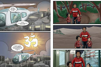 draw comic book comic illustration comic strip graphic novel manga comic artist