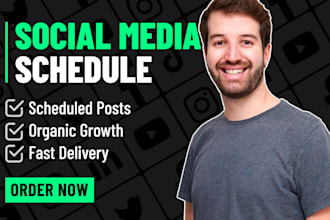manage and schedule your social media calendar in 1 day