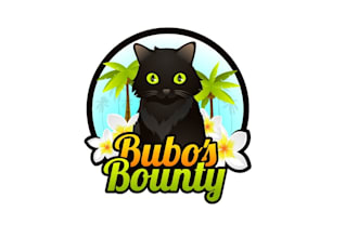 design unique cat mascot logo